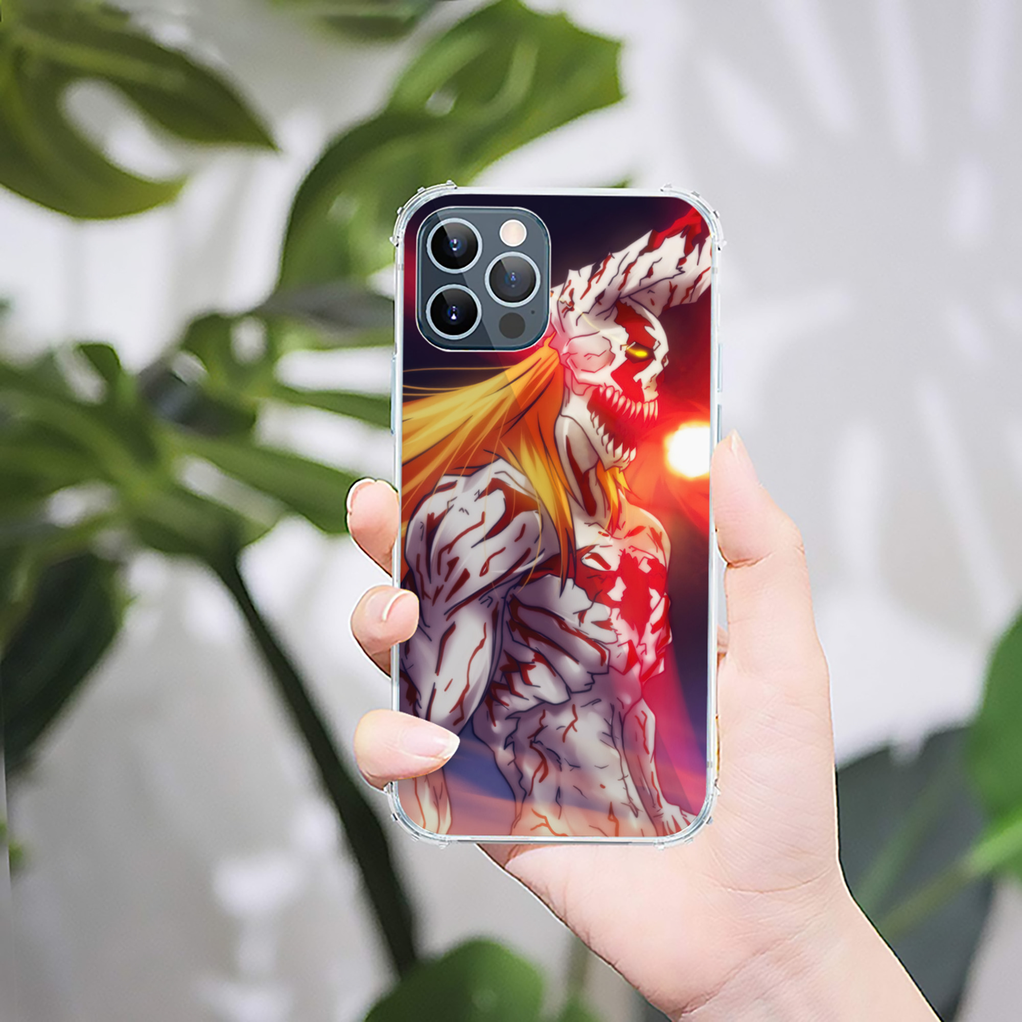 （画像用） ブリーチ BLEACH 【iPhone 12シリーズ対応】透明スマホケース（クリアソフトケース）